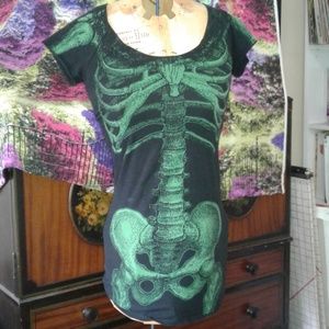 Green Skeleton Dress
